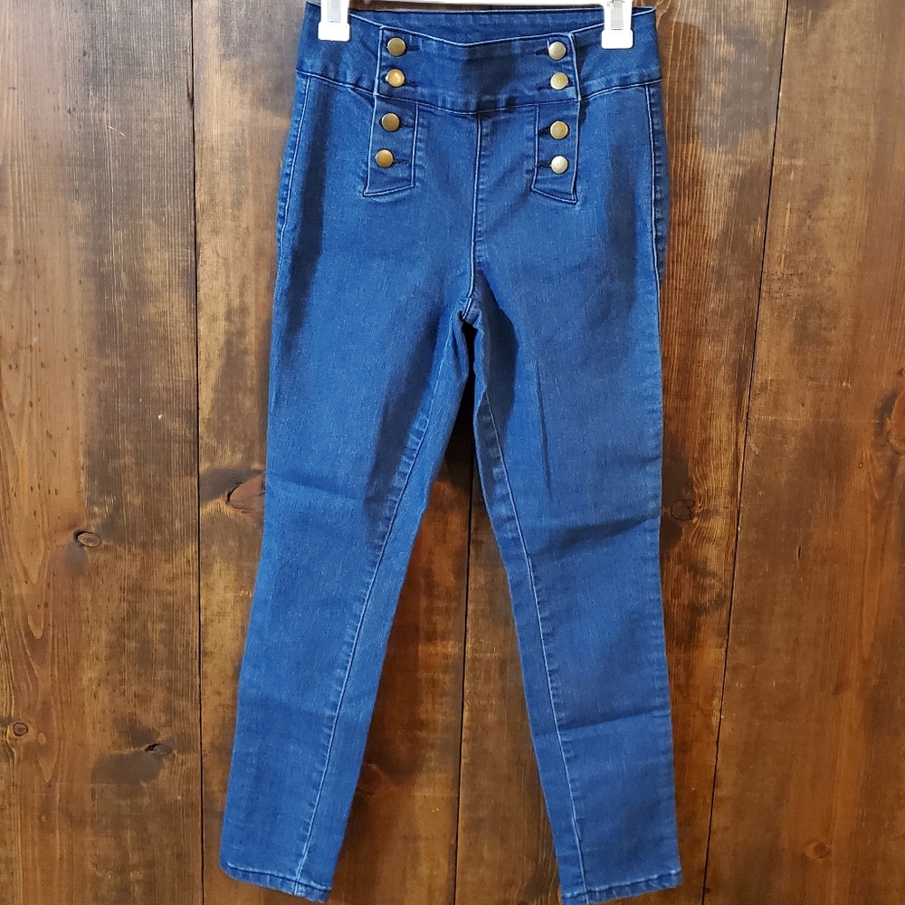 High Waisted Sailor Jeans